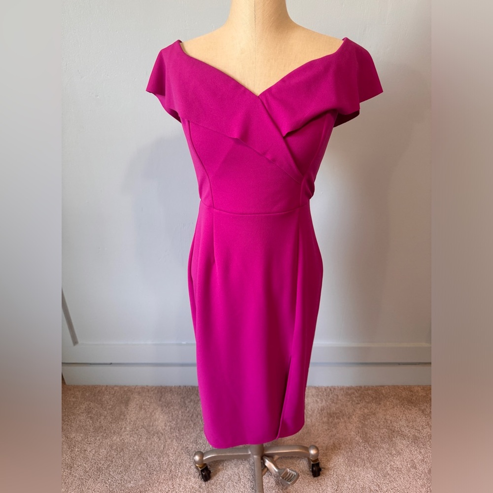 Alexa B Off Shoulder Midi Dress